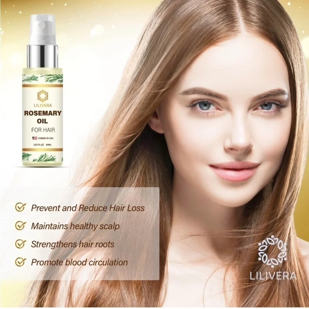 Brand New Rosemary Oil for Hair Growth Nourishes Dry Damaged Hair Treatment